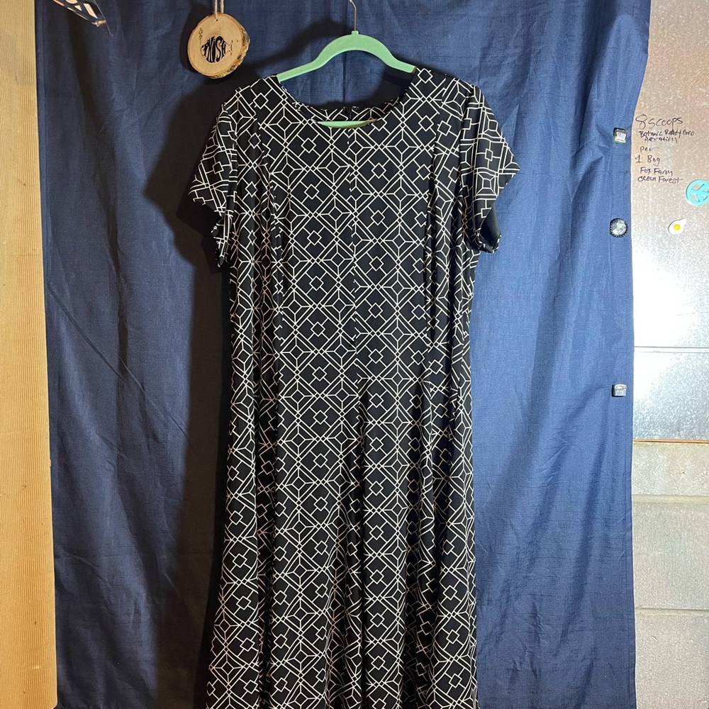 Geometric Design CJ Banks Dress